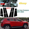 Jeep Compass Window Pillar Posts Cover Trim 6 x (2017–2023)