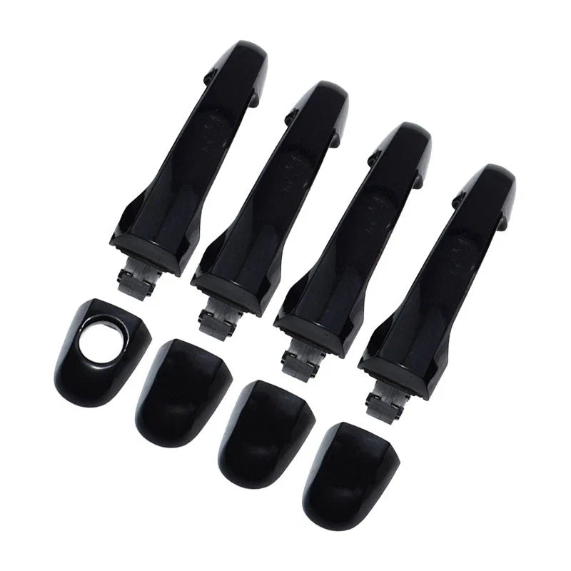 Hyundai Elantra 4pcs Black Front & Rear Door Handles (2007-2012)