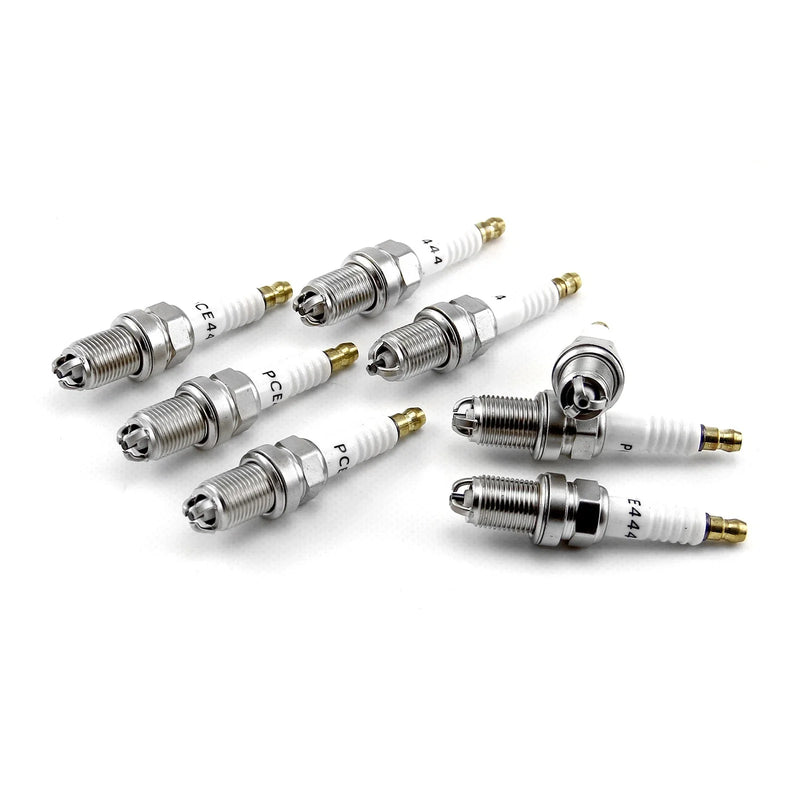Car Model 8 x Racing Copper Core Gasket Seal Triple Electrode Spark Plugs