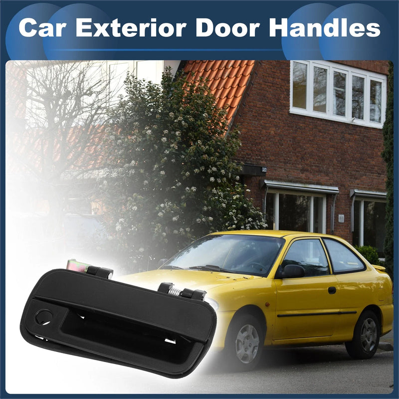 Hyundai Excel (1990-1994) - Black, 1 Pcs Front Right Exterior Door Handle
