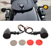 Harley Super Glide FXD Dyna Softail Black Turn Signal Lights (2006-2017)