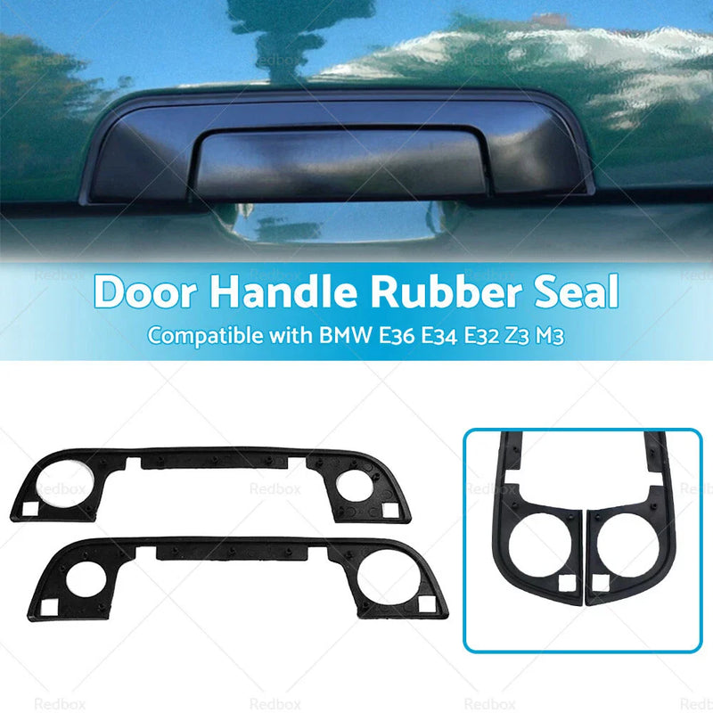 BMW E36 E34 E32 Z3 M3 Exterior Door Handle Rubber Seals (1990-1999)
