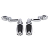 Harley Softail Sportster Chrome 1.25" Highway Bar Footpegs