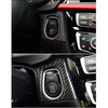 BMW 3 4 F30 F32 F35 Carbon Fiber Engine Start Button Decal Trim (2012-2020)