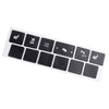 Jeep Cherokee Heated Seat Traction Button Decal Sticker Set (2005-2009)