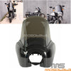 Harley Street Bob FXBB FXST 2018-2022 15'' Windshield Black Fairing