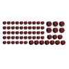 Harley Road Glide Softail M8 62X Engine Bolt Cap Covers Red (2018-2024)