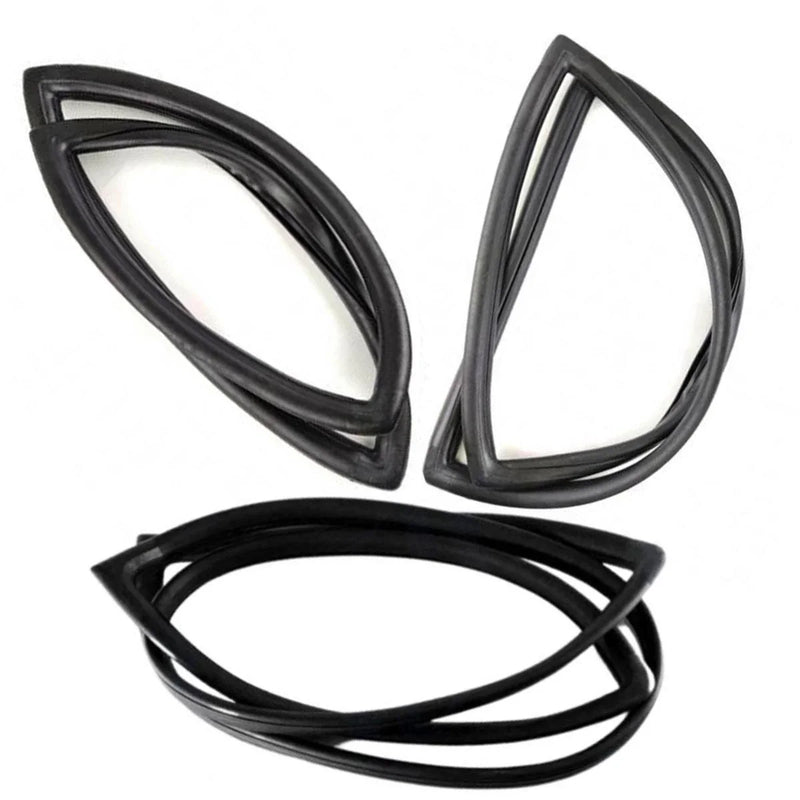Windshield Rubber w/o Moulding F+R Set 3 Fits Nissan Patrol Safari Y60 87-97 D05