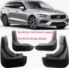 Volvo V60 Wagon Estate 4x Molded Splash Guards Mud Flaps Fender (2019–2024)