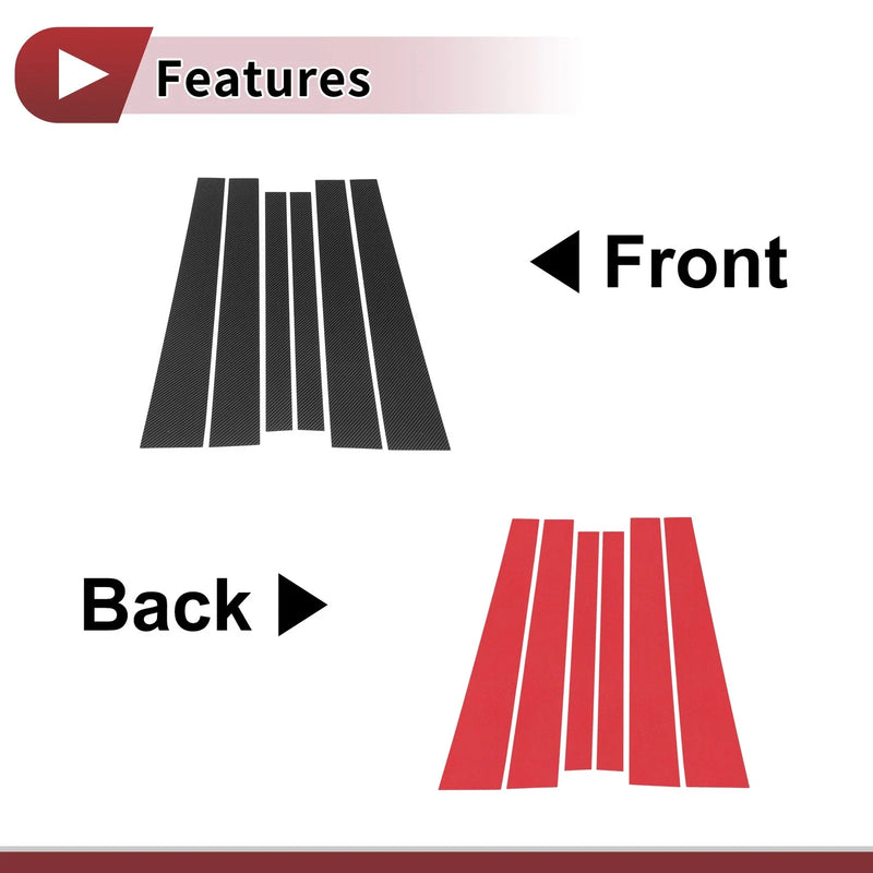 Mitsubishi Pajero Sport 6 x Door Window Trim Pillar (2016-2023)