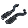 Harley Road Street Glide Black Rear Passenger Foot Pegs (1993-2020)
