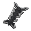 Universal Motorcycle Grey Gas Fuel Tank Pad 3D Decal Sticker Protector