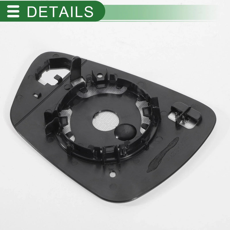 Ford Kuga Right Side White Heated Mirror Glass (2019-2023)