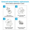 Caravan Truck Trailer 6 x Wheel Sensors Solar Tyre Pressure Monitoring System
