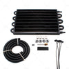 Manual to Automatic Cars 8 Row Remote Transmission Oil Cooler Radiator Kit