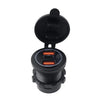 Car Boat 12V 24V Dual USB Fast Power Charger Socket
