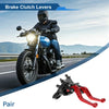 Honda - Solid Red Adjustable Short Brake Clutch Levers