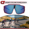 Motorcycle Riding Goggles Blue Purple with Blue and White Dots UV400