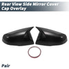 Toyota RAV4 Rearview Mirror Cover Overlay Gloss Black (2019-2022)