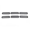 Ford Bronco Black Mesh Front Grille Inserts Trim Cover (2021-2024)