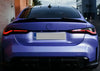 BMW 4 Series G22 G82 Coupe PSM Style Rear Trunk Spoiler ABS Black (2021-2023)