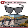 Motorcycle 1 Pc Motorcycle Riding Goggles Deep Gray Lens Black Frame