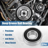 Metal 2 x Deep Groove Ball Bearing 15x35x11mm Sealed Chrome Z4