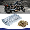 Motorcycle 3mm Thread 160mm Wheel Spokes with Nipples