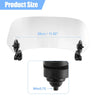 Motorcycle 37cm Clear Windshield Extension