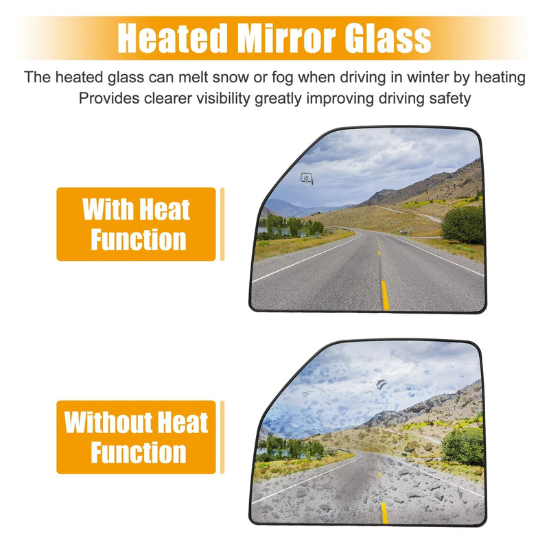 Ford F150 Heated Upper Towing Mirror Glass (2004-2023)