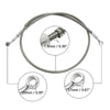 Motorcycle Oil Hose Line / 130cm / Stainless Steel Clutch Hydraulic