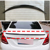 Benz W205 C300 C63 C43 AMG 2015-21 Dry Carbon Fiber Rear Trunk Spoiler Wing