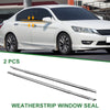 Honda Accord Front Left & Right Weatherstrip Window Seals (2003-2007)
