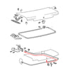 Mitsubishi Mirage Lancer Fiore Sedan 1988-1992 BootLid Lock Release Cable