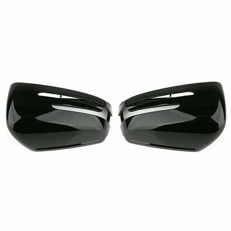 Mercedes W204 W212 W246 4PC Black Rearview Mirror Covers & Turn Signal Lights