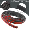 Car Car Windshield Roof 5 m Black Rubber Seal Strip Edge Trim Weatherstrip