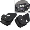 Harley Touring Street Glide Special Black Dual Pouches Windshield Bags (2014-2023)
