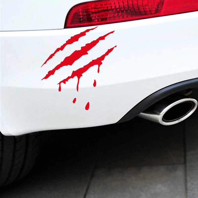 Car Accessories Headlight Scratch Stripe Decals