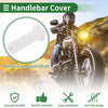 Motorcycle 7/8" 22mm Hand Grips Cover End Grips TPU White