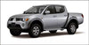 Mitsubishi L200 Triton 2 x Roof Mounted Grab Handles Gray (2005-2014)