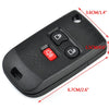 Ford F-150, Mercury, Mazda 3 Button Flip Key Remote Control (2004-2021)
