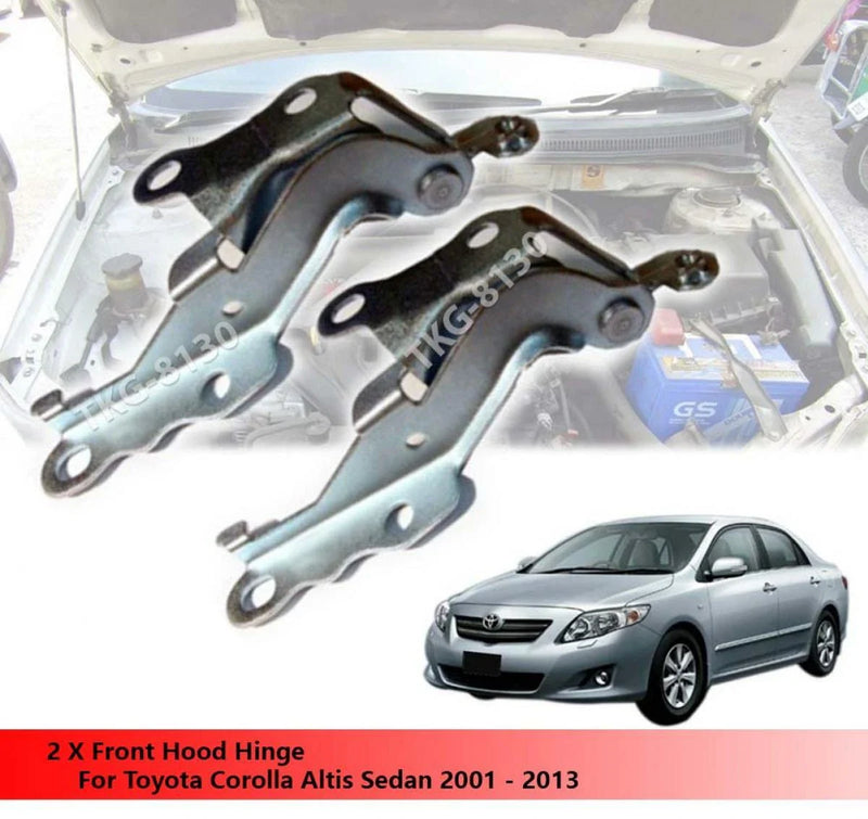 Toyota Corolla Altis Sedan 2 x Front Hood Hinges (2001-2013)