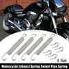 Motorcycles 4 Set Exhaust Pipe Spring 80mm 3.15"