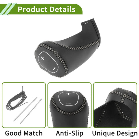 Chevrolet Malibu Gear Shift Knob Cover 1 Pc Black Grey (2016-2020)