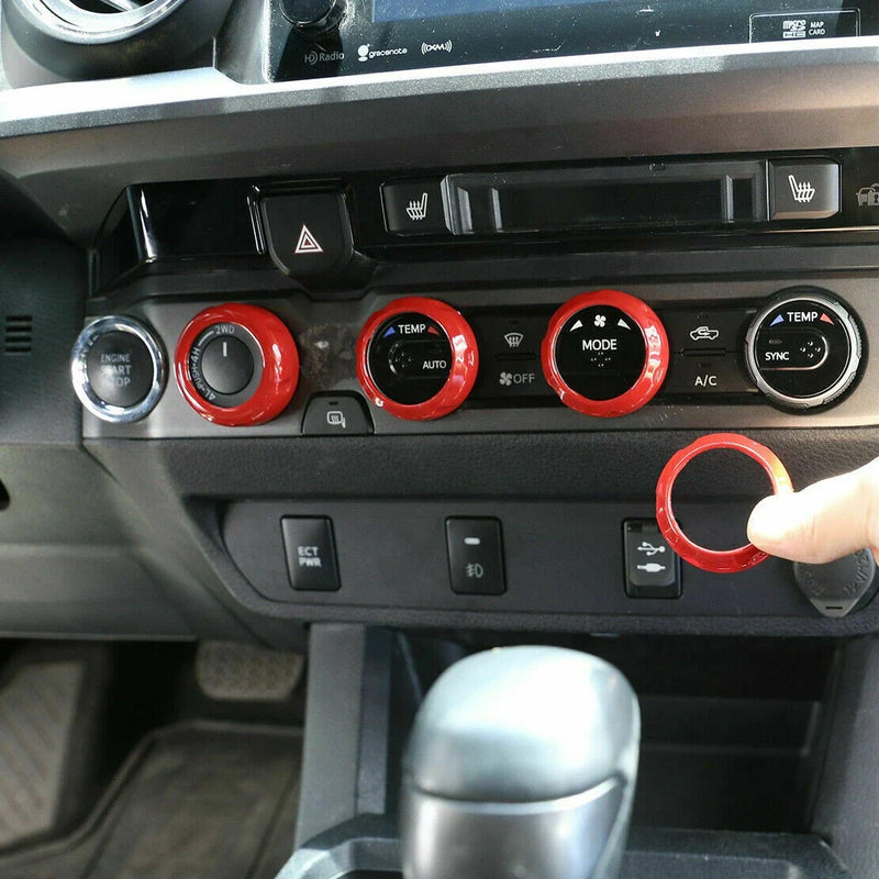 Toyota Tacoma AC Climate Control Switch Knob Ring Cover (2016-2020)
