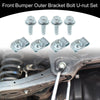 Ford F250 Front Bumper Outer Bracket U-nut Set (2011-2016)