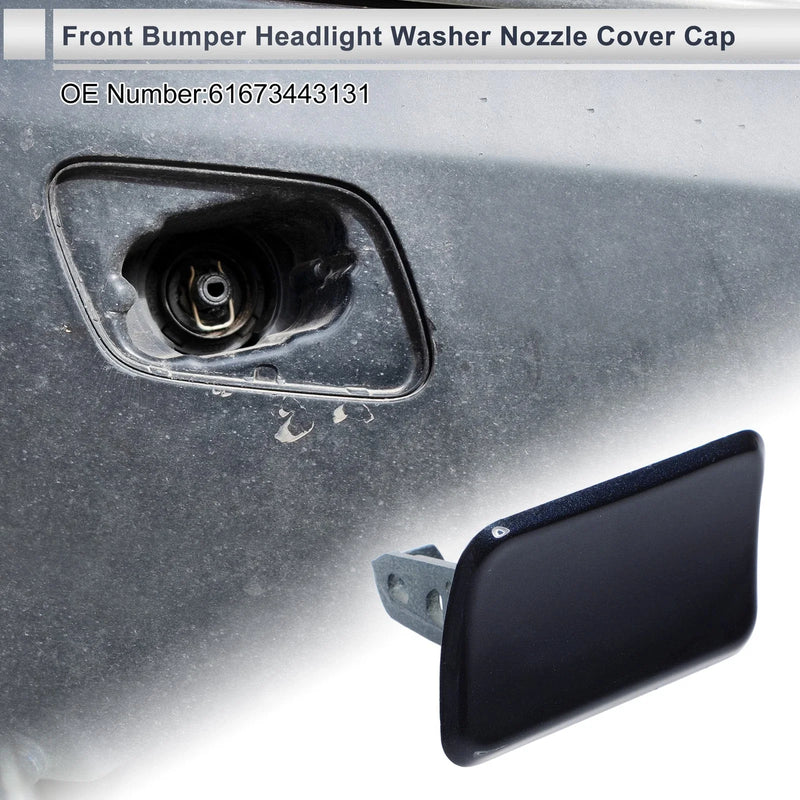 BMW X3 Dark Blue Left Front Bumper Headlight Washer Nozzle Cover