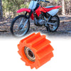 Motorcycle Orange 8mm Chain Guide Wheel Roller Tensioner