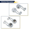 Chevy / Ford / Chrysler - Silver Tone - 1 Set Car Door Window Crank Handle