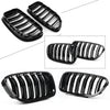 BMW 5-Series F10 F11 Gloss Black Front Kidney Grille (2010-2016)